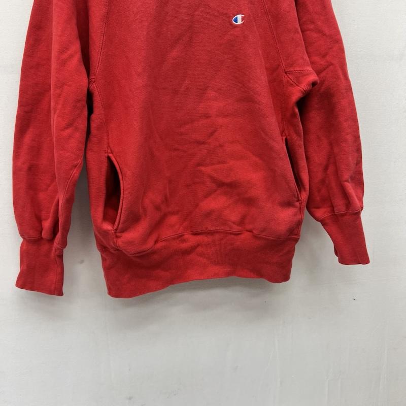 チャンピオン Champion トレーナー 長袖 90s USA製 刺繍タグ モックネック リバースウィーブ ラグランスウェット M 赤 / レッド / red メンズ USED 古着 中古 50169363