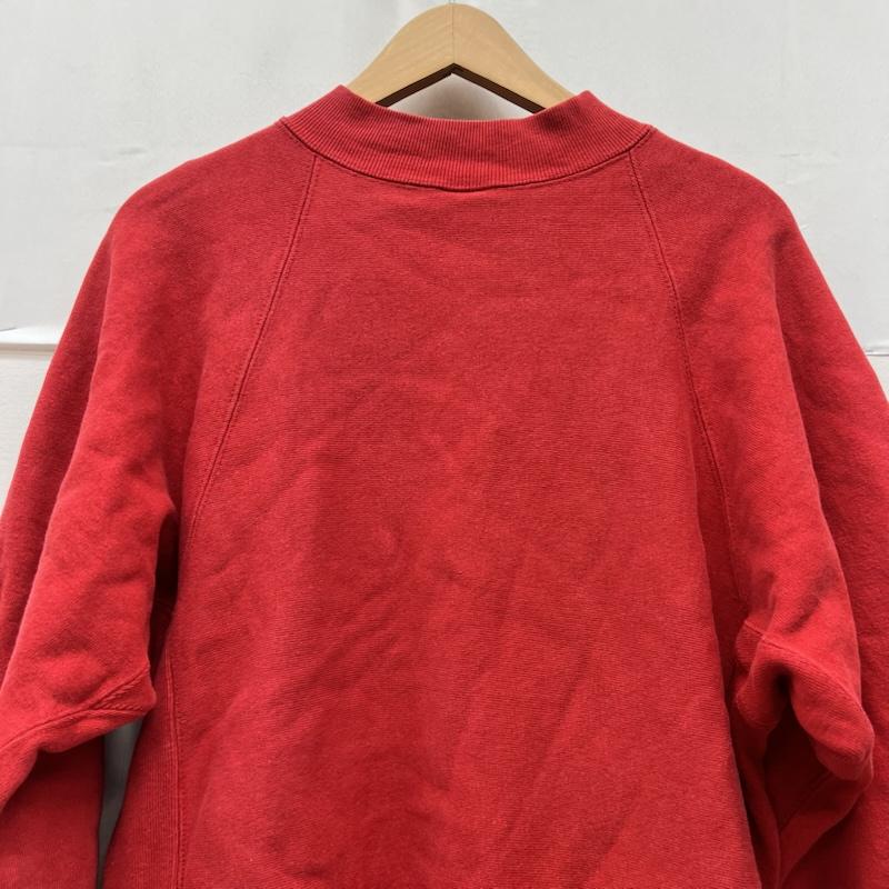 チャンピオン Champion トレーナー 長袖 90s USA製 刺繍タグ モックネック リバースウィーブ ラグランスウェット M 赤 / レッド / red メンズ USED 古着 中古 50169363