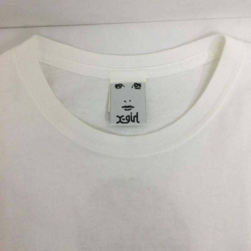 エックスガール X-girl Tシャツ 半袖 エックスガール X-girl 電影少女 Tシャツ VIDEO GIRL 1 プリント 白 / ホワイト / white メンズ USED 古着 中古 50169364