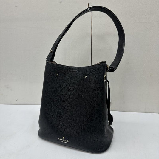 ケイトスペード Kate Spade ショルダーバッグ ショルダーバッグ ぺブルレザー マルティ ラージ バケット バケツ型 巾着 クロスボディ 斜めがけ ショルダーバッグ WKRU6827 - 黒 / ブラック / black レディース USED 古着 中古 50169372