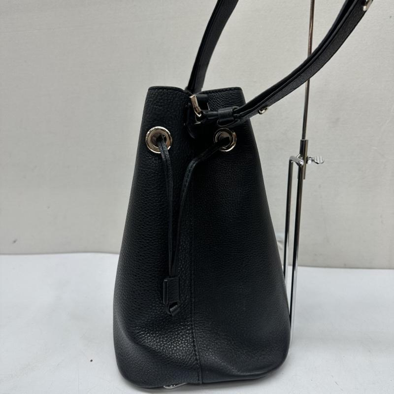 ケイトスペード Kate Spade ショルダーバッグ ショルダーバッグ ぺブルレザー マルティ ラージ バケット バケツ型 巾着 クロスボディ 斜めがけ ショルダーバッグ WKRU6827 - 黒 / ブラック / black レディース USED 古着 中古 50169372