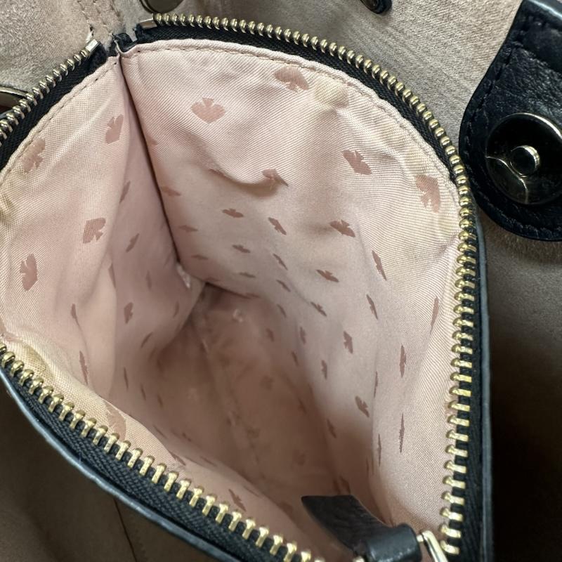 ケイトスペード Kate Spade ショルダーバッグ ショルダーバッグ ぺブルレザー マルティ ラージ バケット バケツ型 巾着 クロスボディ 斜めがけ ショルダーバッグ WKRU6827 - 黒 / ブラック / black レディース USED 古着 中古 50169372