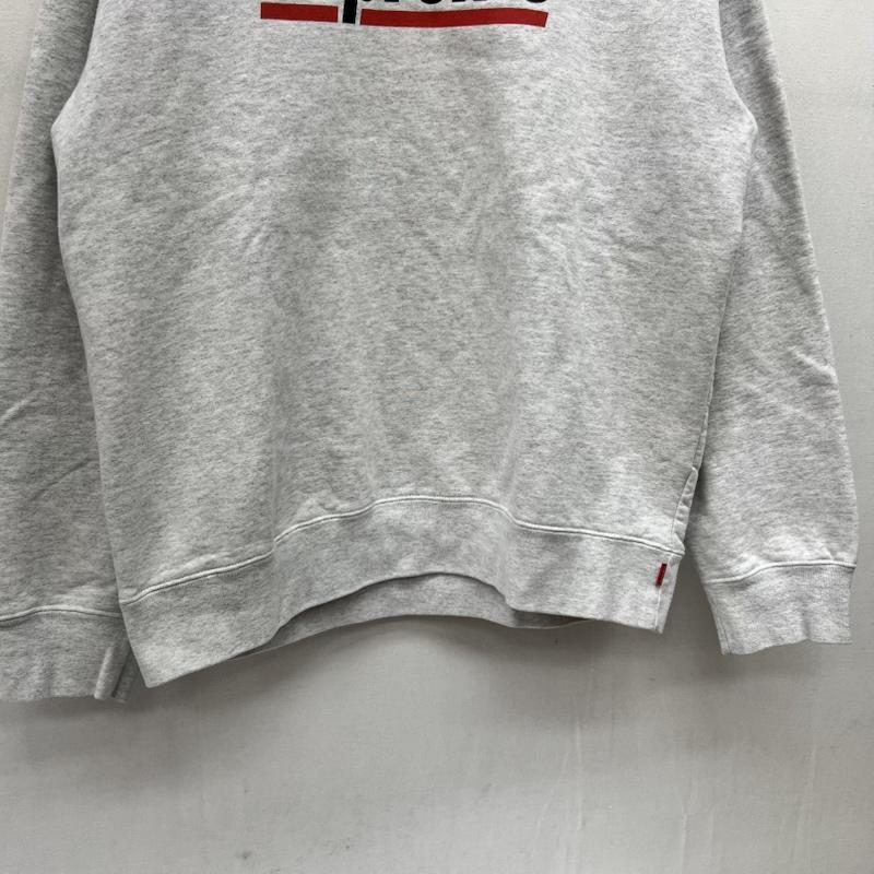 シュプリーム Supreme トレーナー 長袖 20ss Underline Crewneck ロゴ スウェット L 灰 / グレー / gray メンズ USED 古着 中古 50169374