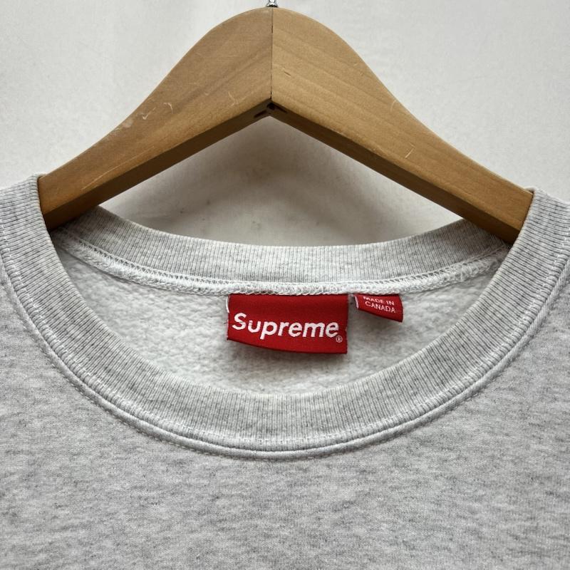 シュプリーム Supreme トレーナー 長袖 20ss Underline Crewneck ロゴ スウェット L 灰 / グレー / gray メンズ USED 古着 中古 50169374