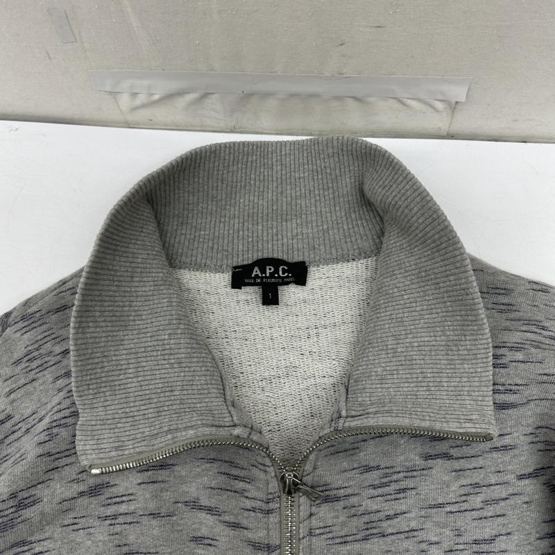 アーペーセー A.P.C. ジャケット、上着 ジャンパー、ブルゾン 00s フランス製 2003 トラック ジャケット ジャージ 1 灰 / グレー / gray メンズ USED 古着 中古 50169377
