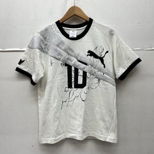 プーマ PUMA Tシャツ 半袖 MASU エムエーエスユー コラボ T7 HOPE EVER T-SHIRTS XS 白 / ホワイト / white メンズ USED 古着 中古 50169378