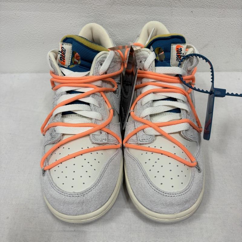 オフホワイト off white スニーカー スニーカー NIKE コラボ Dunk Low ダンク ロー DJ0950-119 ローカット スニーカー 26.5cm ロゴ、文字 白 / ホワイト / white X 橙 / オレンジ / orange メンズ USED 古着 中古 50169379