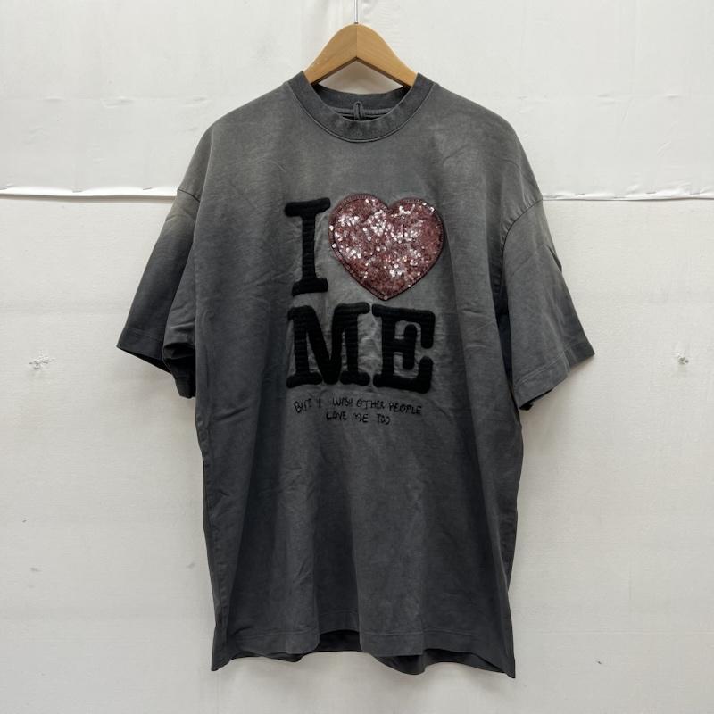 ダブレット doublet Tシャツ 半袖 25AW GRIP-LOVE T-SHIRT ヴィンテージ加工 M メンズ USED 古着 中古 50169380