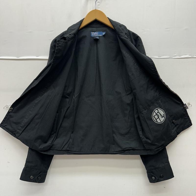 ポロラルフローレン POLO RALPH LAUREN ジャケット、上着 ジャンパー、ブルゾン 90s ダブル ライダース スイングトップ コットン ジップ ジャケット S 黒 / ブラック / black メンズ USED 古着 中古 50169389
