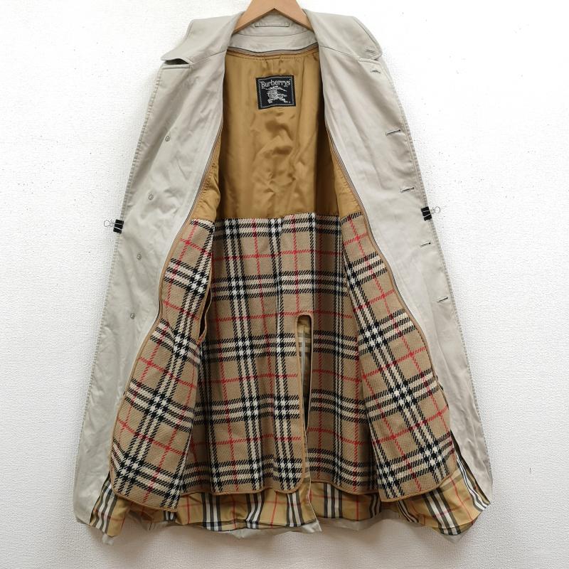 バーバリーズ BURBERRYS コート コート一般 ノバチェック ライナー付き ステンカラー コート ベージュ / ベージュ / beige メンズ USED 古着 中古 50169391
