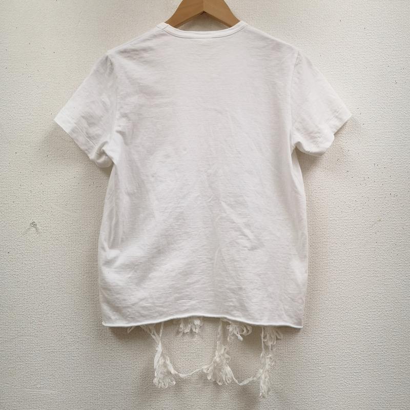 タオ コム デ ギャルソン TAO COMME des GARCONS Tシャツ 半袖 08AW 日本製 レース 花 フラワー モチーフ 装飾 半袖 Tシャツ S/S TEE M 白 / ホワイト / white レディース USED 古着 中古 50169398
