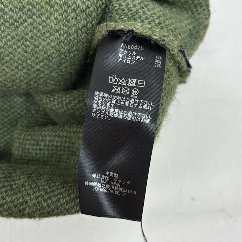 ハフ HUF ニット、セーター 長袖 TRIBAL CREWNECK SWEATER 大麻 マリファナ クルーネック ニット セーター KN00475 M メンズ USED 古着 中古 50169402