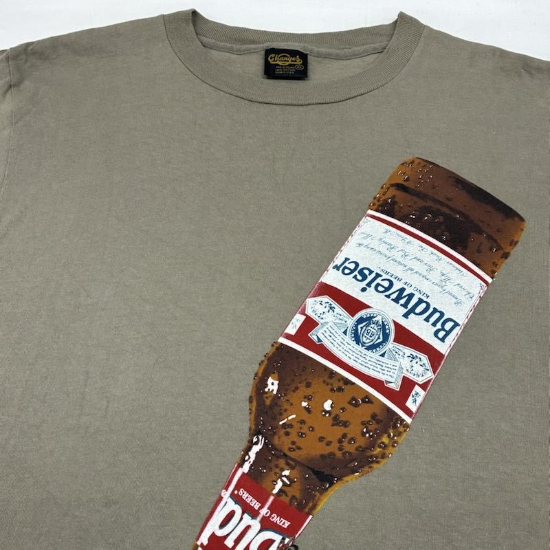 ヴィンテージ VINTAGE Tシャツ 半袖 Changes 90s Budweiser 1995年 USA製 両面 グラフィック プリント シングルステッチ Tシャツ XL メンズ USED 古着 中古 50169405