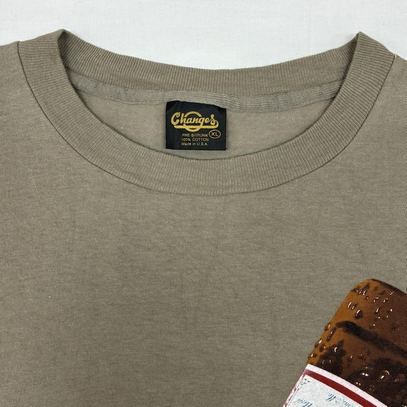 ヴィンテージ VINTAGE Tシャツ 半袖 Changes 90s Budweiser 1995年 USA製 両面 グラフィック プリント シングルステッチ Tシャツ XL メンズ USED 古着 中古 50169405