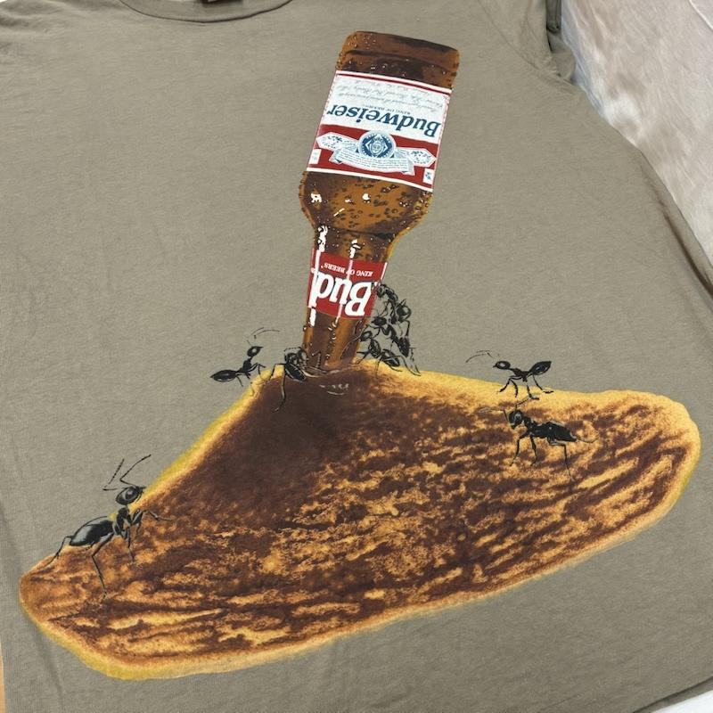 ヴィンテージ VINTAGE Tシャツ 半袖 Changes 90s Budweiser 1995年 USA製 両面 グラフィック プリント シングルステッチ Tシャツ XL メンズ USED 古着 中古 50169405