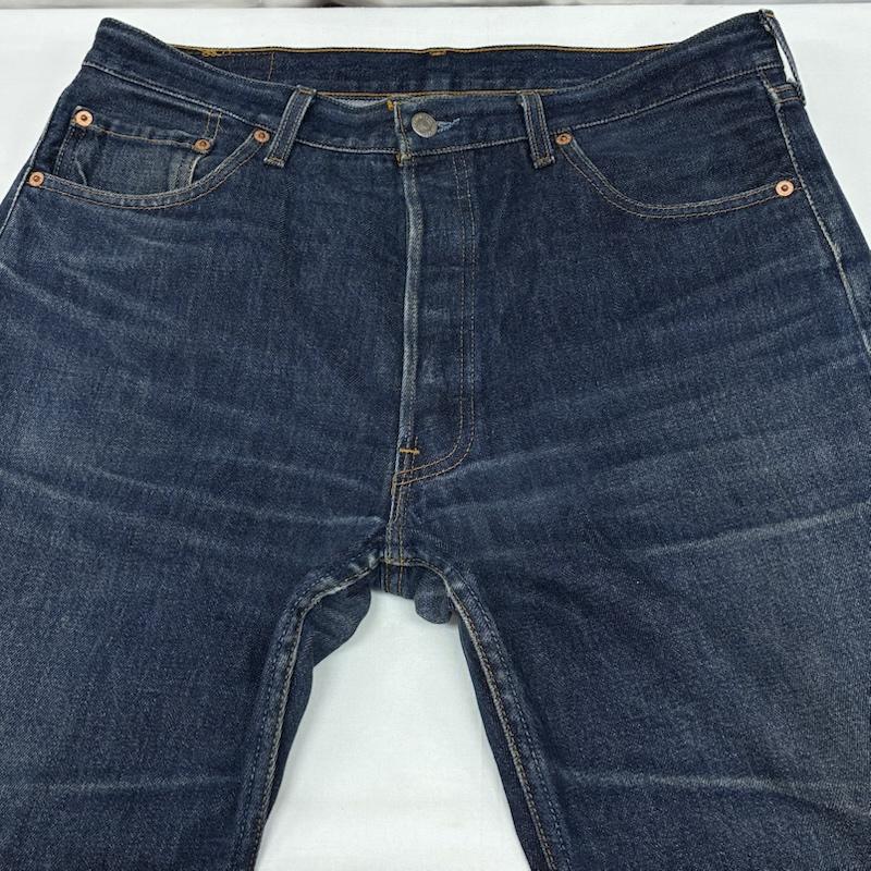 リーバイス Levi s パンツ デニム、ジーンズ 501xx 90s USA製 97年 ボタンフライ ストレート オールド ヴィンテージ デニムパンツ 36インチ メンズ USED 古着 中古 50169408