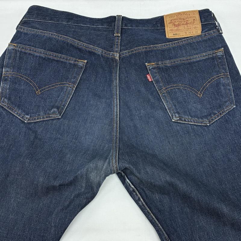 リーバイス Levi s パンツ デニム、ジーンズ 501xx 90s USA製 97年 ボタンフライ ストレート オールド ヴィンテージ デニムパンツ 36インチ メンズ USED 古着 中古 50169408