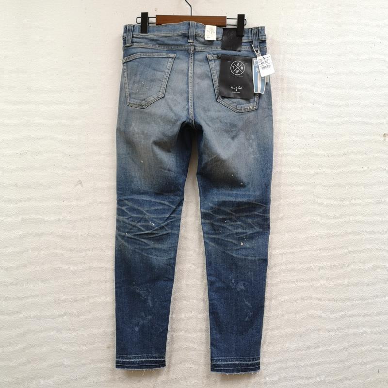 ビッグジョン Big John パンツ デニム、ジーンズ 日本製 キャロットレグ ハイパワー ストレッチ テーパード デニム パンツ MMM134J 30インチ インディゴ / インディゴ / Indigo メンズ USED 古着 中古 50169409