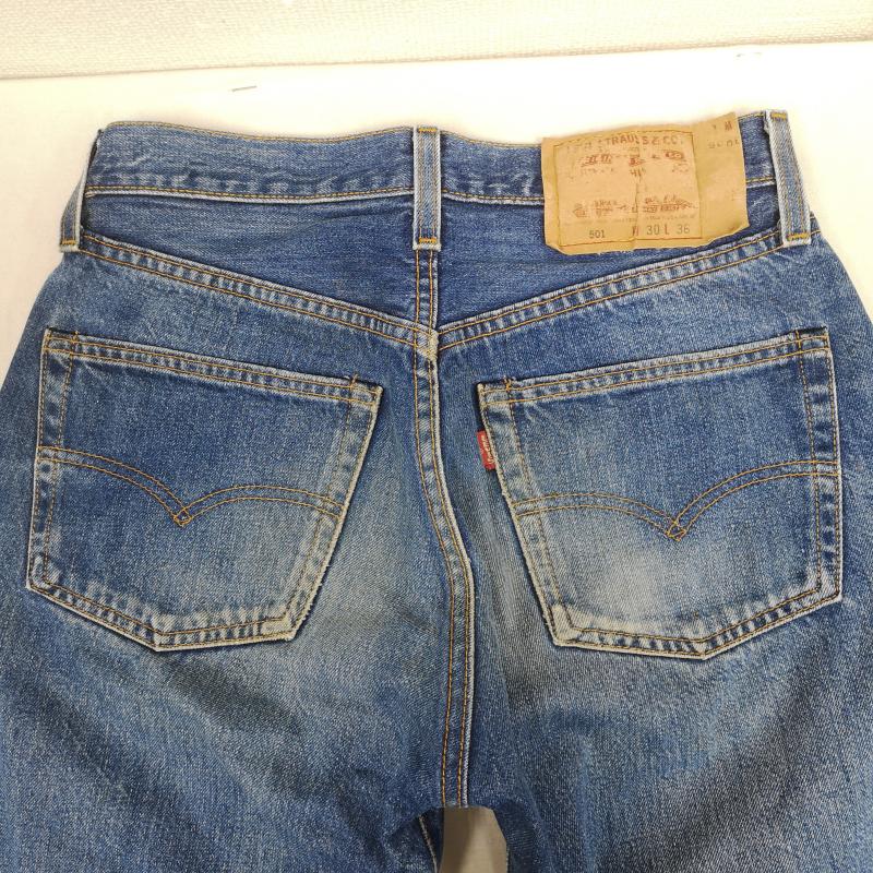 リーバイストラウスアンドコー Levi Strauss & co. パンツ デニム、ジーンズ USA製 90s 555 赤タグ ビッグE ストレート シルエット デニム パンツ 501 バレンシア 30インチ インディゴ / インディゴ / Indigo メンズ USED 古着 中古 50169412