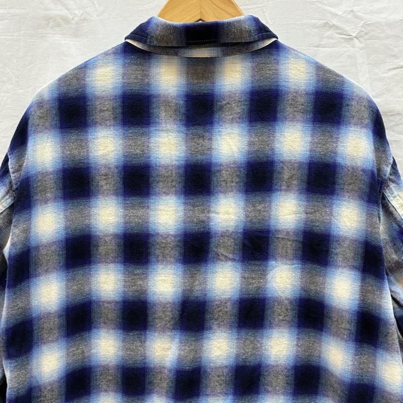 古着 USED シャツ、ブラウス 長袖 GRIP SWANY グリップスワニー BRUSHED CHECK SHIRTS オンブレチェック シャツ GSMSH-071 XL メンズ USED 古着 中古 50169417
