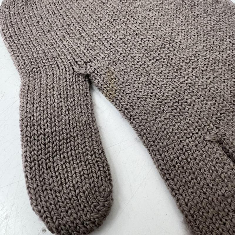 リックオウエンス Rick Owens ファッション小物 手袋 03FW Trucker期 ウールニットグローブ アーカイブ - 灰 / グレー / gray メンズ USED 古着 中古 50169426