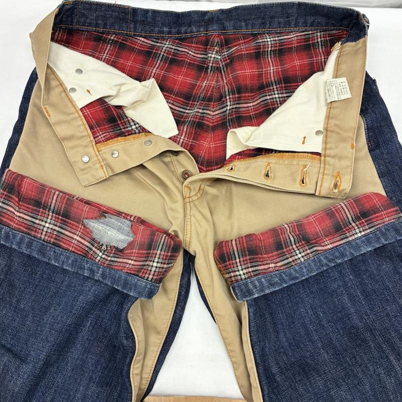 古着 USED パンツ デニム、ジーンズ 世田谷ベース S.E.A.F. C.H.P. COTTON 1/2 PANTS チノ デニム ハーフ パンツ チェックライナー 36インチ メンズ USED 古着 中古 50169428