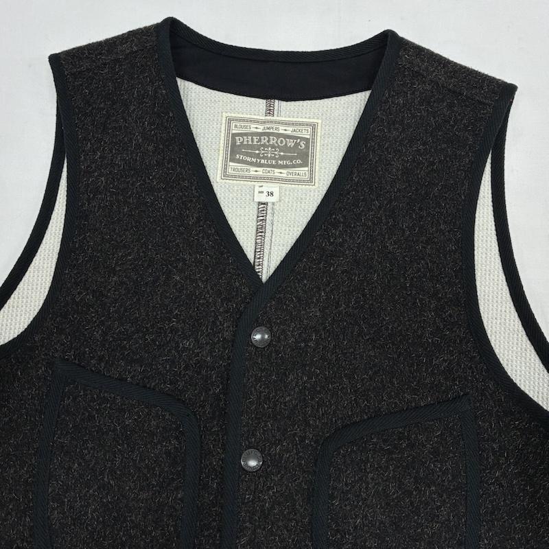 フェローズ Pherrow s ベスト ベスト BEACH CLOTH WORK VEST ビーチ クロス ワーク ベスト PWV2 38 メンズ USED 古着 中古 50169430