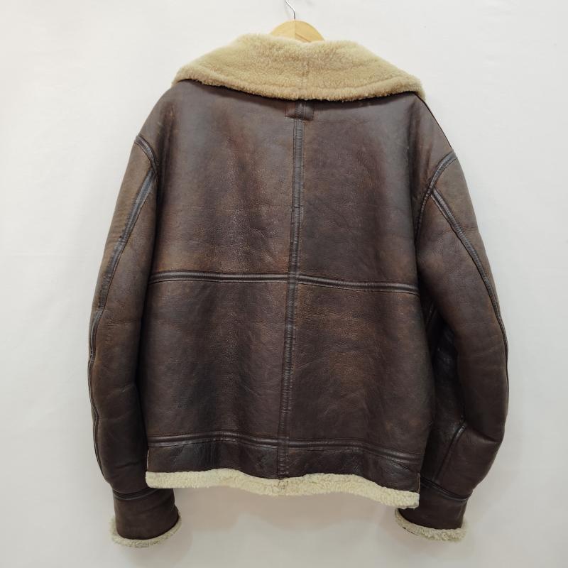 オーチャード ORCHARDM/C ジャケット、上着 フライトジャケット ムートン フライト ジャケット TYPE B-3 ミリタリー レザー シープスキン 羊革 40 茶 / ブラウン / brown メンズ USED 古着 中古 50169434