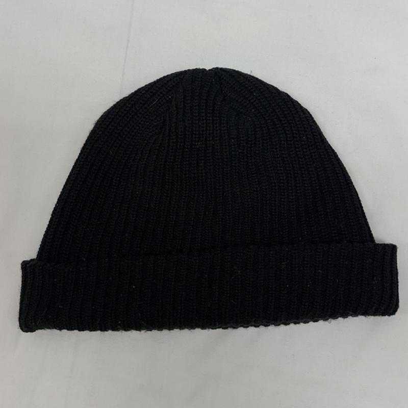 シュプリーム Supreme 帽子 ニット帽 ロゴ リブ アクリル ニット キャップ - 黒 / ブラック / black メンズ USED 古着 中古 50169435
