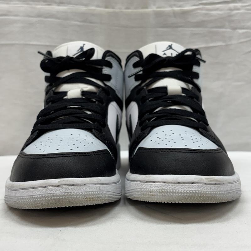 ナイキ NIKE スニーカー スニーカー DQ8426-002 AIR JORDAN 1 MID エアジョーダン1 ミッド ブラック ライトブルー ホワイト 27.5cm メンズ USED 古着 中古 50169440