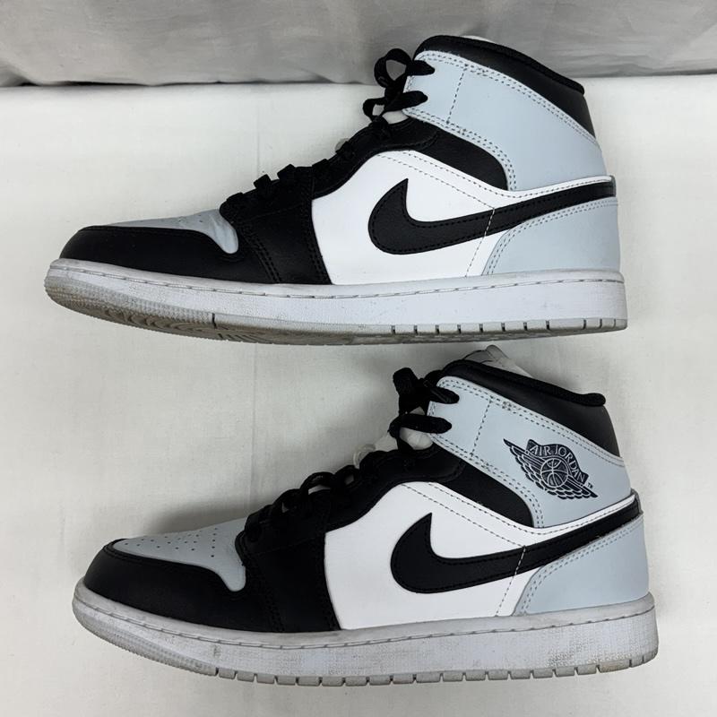 ナイキ NIKE スニーカー スニーカー DQ8426-002 AIR JORDAN 1 MID エアジョーダン1 ミッド ブラック ライトブルー ホワイト 27.5cm メンズ USED 古着 中古 50169440