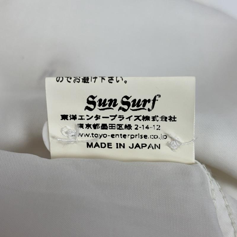 サンサーフ SUN SURF シャツ、ブラウス 半袖 SS37154 PUMA MAKANI ヤシの木 レーヨン アロハシャツ ハワイアン 半袖 S 白 / ホワイト / white メンズ USED 古着 中古 50169442