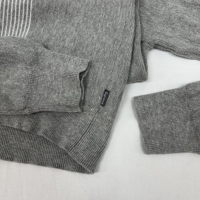 シュプリーム Supreme カーディガン 長袖 12SS ニットポロ シャツ カーディガン M 灰 / グレー / gray メンズ USED 古着 中古 50169443