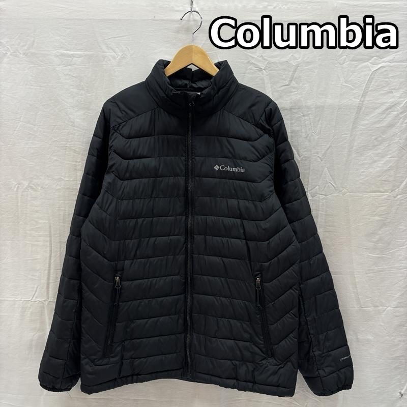コロンビア Columbia ジャケット、上着 ジャンパー、ブルゾン XM0476 ホワイトアウト2 オムニヒート 中綿 ナイロン ジャケット M 黒 / ブラック / black メンズ USED 古着 中古 50169444