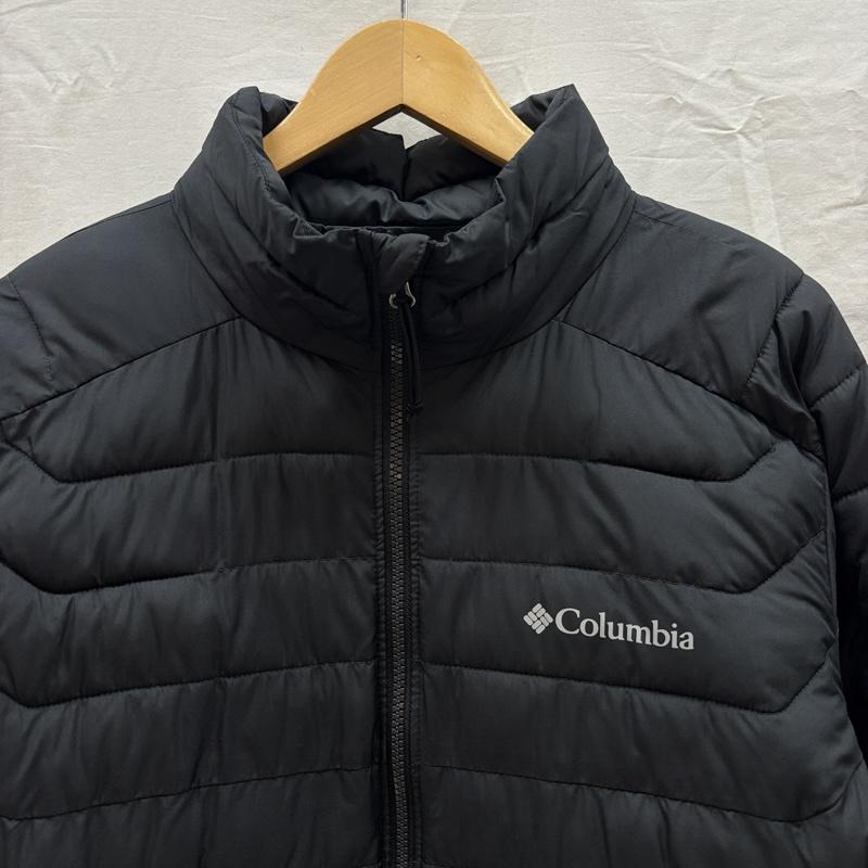 コロンビア Columbia ジャケット、上着 ジャンパー、ブルゾン XM0476 ホワイトアウト2 オムニヒート 中綿 ナイロン ジャケット M 黒 / ブラック / black メンズ USED 古着 中古 50169444