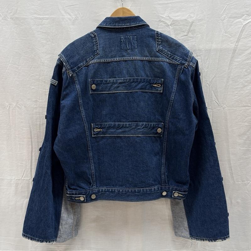 ラングラー Wrangler ジャケット、上着 ジャンパー、ブルゾン 90年代 ビンテージ リメイク デニム ジャケット 90s VINTAGE L メンズ USED 古着 中古 50169445