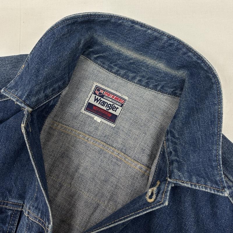 ラングラー Wrangler ジャケット、上着 ジャンパー、ブルゾン 90年代 ビンテージ リメイク デニム ジャケット 90s VINTAGE L メンズ USED 古着 中古 50169445