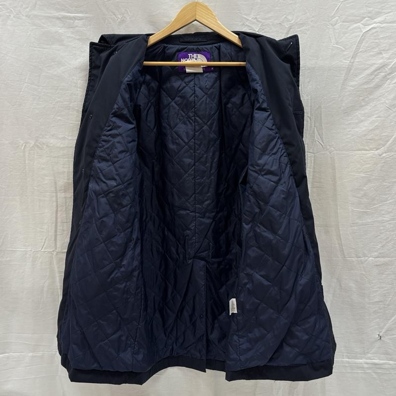 ザ ノースフェイス パープルレーベル THE NORTH FACE PURPLE LABEL コート コート一般 NY2754N BEAMS ビームス 別注 中綿入り ステンカラー コート 65/35クロス M 紺 / ネイビー / navy メンズ USED 古着 中古 50169448