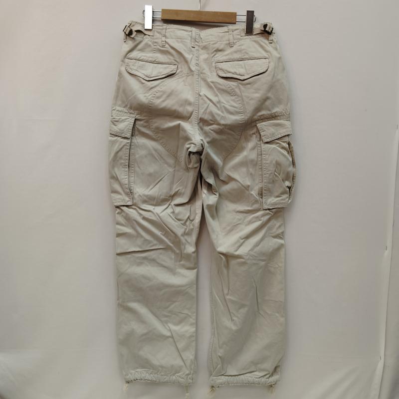 ラルフローレン RALPHLAUREN パンツ ワークパンツ、ペインターパンツ カーゴパンツ M-65 タイプ マルチ ポケット ヴィンテージ加工 ダメージ加工 30インチ アイボリー / アイボリー / メンズ USED 古着 中古 50169452