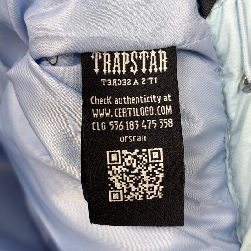 トラップスター TRAPSTAR ジャケット、上着 ジャンパー、ブルゾン フーデッド パファー ジャケット ショート丈 XS 水色 / ライトブルー / レディース USED 古着 中古 50169453