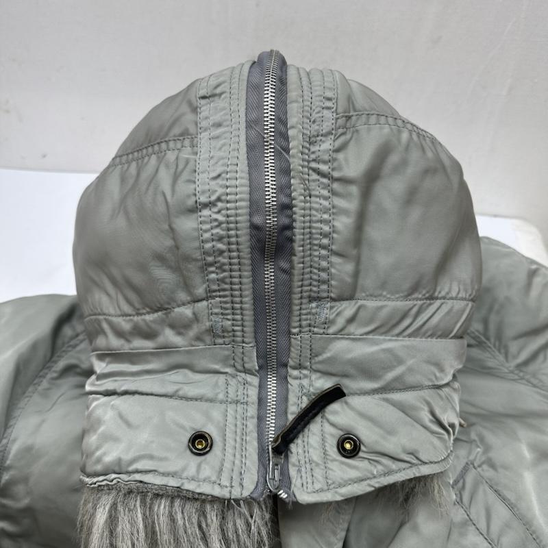 アルファ インダストリー Alpha Industries ジャケット、上着 フライトジャケット USA製 N-2B フード ファー フライト ジャケット 2323-37901 M 灰 / グレー / gray X 銀 / シルバー / silver color メンズ USED 古着 中古 50169455