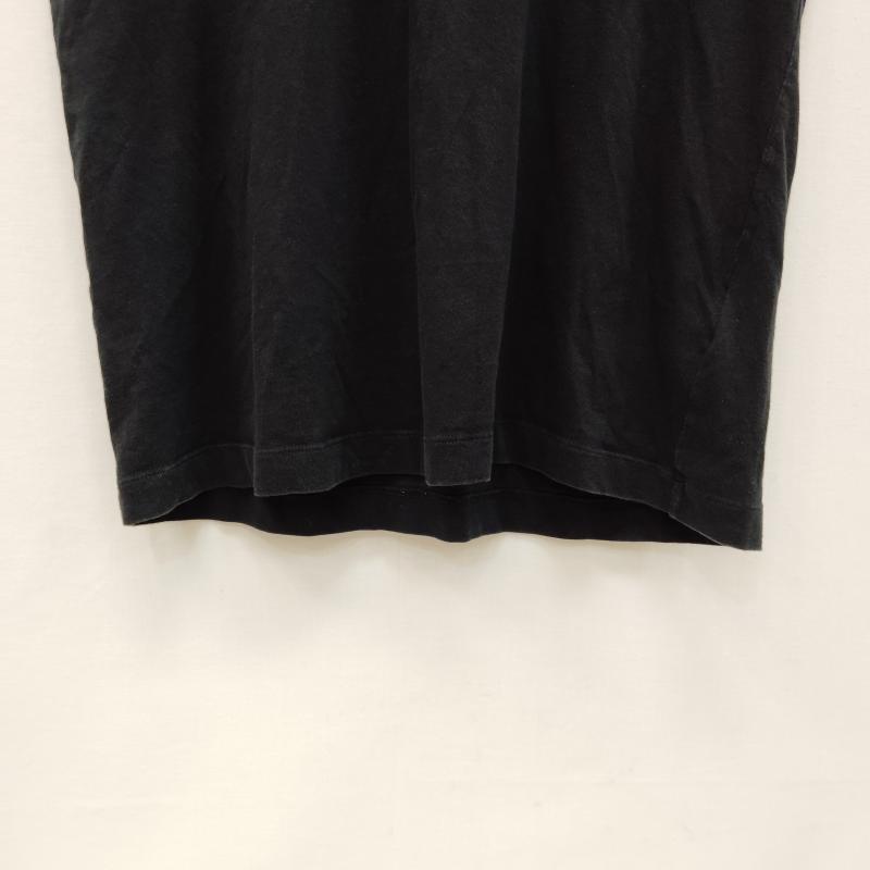 ヴェルサーチ VERSACE Tシャツ 半袖 ロゴ 刺繍 Tシャツ A87021S S 黒 / ブラック / black X 金 / ゴールド / gold color レディース USED 古着 中古 50169458
