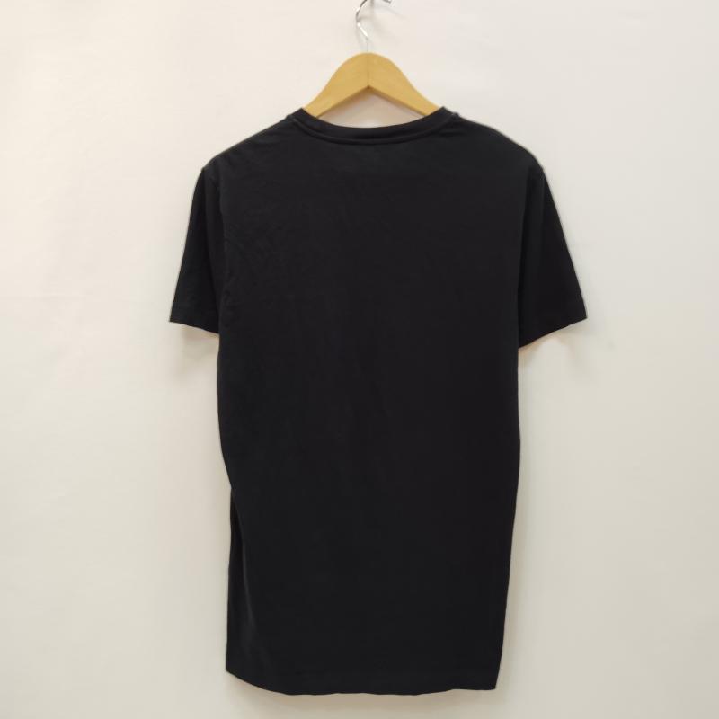 ヴェルサーチ VERSACE Tシャツ 半袖 ロゴ 刺繍 Tシャツ A87021S S 黒 / ブラック / black X 金 / ゴールド / gold color レディース USED 古着 中古 50169458