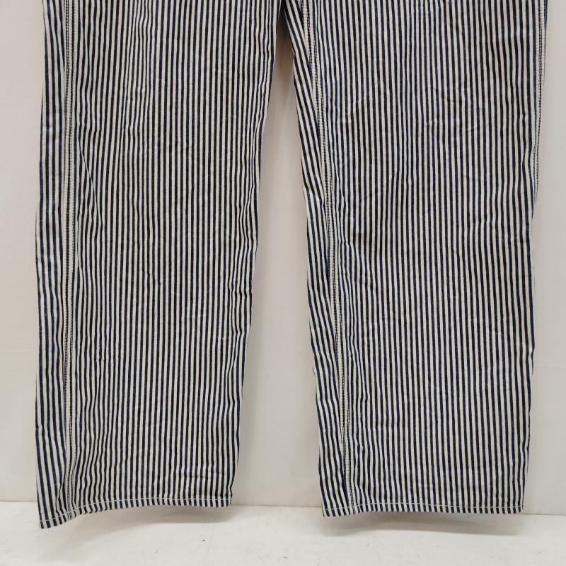 ザ・フラットヘッド The Flat Head パンツ デニム、ジーンズ ヒッコリー ペインター パンツ ヒッコリー ストライプ XL 青 / ブルー / blue X 白 / ホワイト / white メンズ USED 古着 中古 50169466