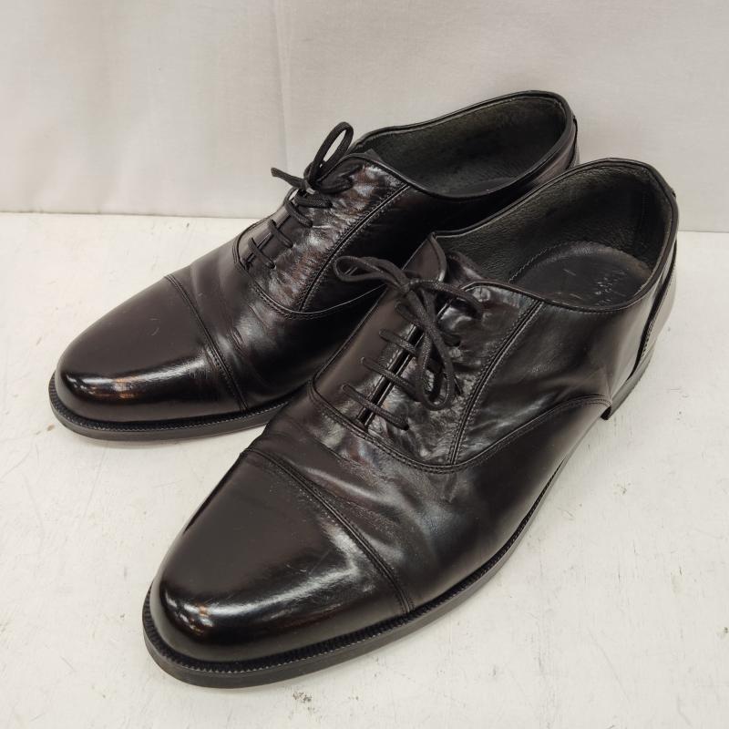 イヴサンローラン Yves Saint Laurent 革靴 革靴 レザー シューズ YSL ロゴ 25.0cm 黒 / ブラック / black メンズ USED 古着 中古 50169467