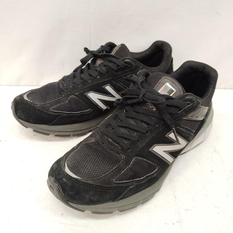 ニューバランス New Balance スニーカー スニーカー USA製 990v5 M990BK5 ローカット 28.5cm 黒 / ブラック / black X 銀 / シルバー / silver color メンズ USED 古着 中古 50169468