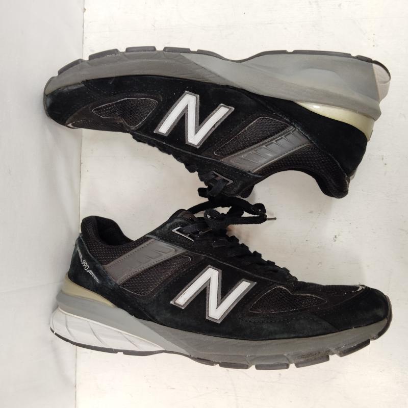 ニューバランス New Balance スニーカー スニーカー USA製 990v5 M990BK5 ローカット 28.5cm 黒 / ブラック / black X 銀 / シルバー / silver color メンズ USED 古着 中古 50169468