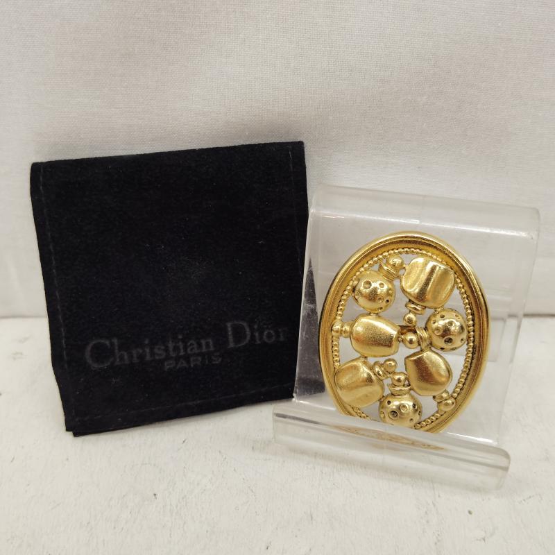 ディオール DIOR ファッション小物 コサージュ オーバル ブローチ 香水瓶 パフューム ボトル モチーフ コスチューム ジュエリー - 金 / ゴールド / gold color レディース USED 古着 中古 50169469