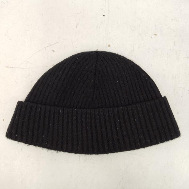 アミ ami 帽子 ニット帽 AMI PARIS Ami de Cœur ビーニー ウール 100% イタリア製 - 黒 / ブラック / black X 赤 / レッド / red レディース USED 古着 中古 50169472