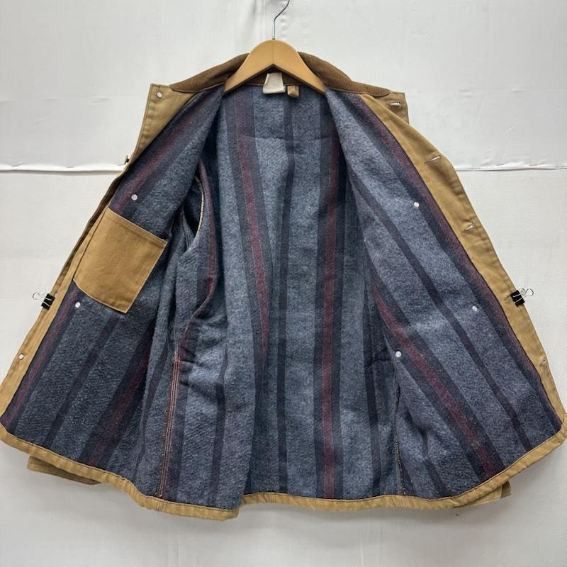 カーハート Carhartt ジャケット、上着 ジャンパー、ブルゾン 80s USA製 チョアコート カバーオール ワーク ジャケット 42 ベージュ / ベージュ / beige メンズ USED 古着 中古 50169473